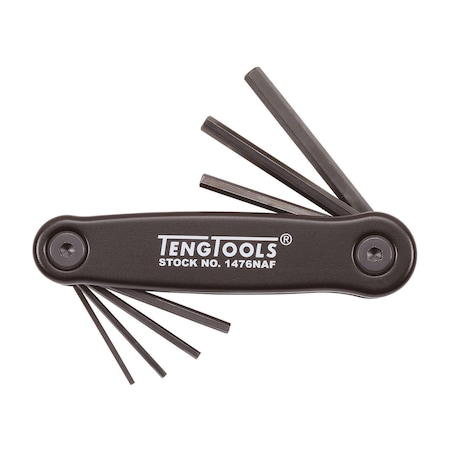 Teng Tools 1476NAF - 7 Piece SAE Retractable Hex Key Set 1476NAF